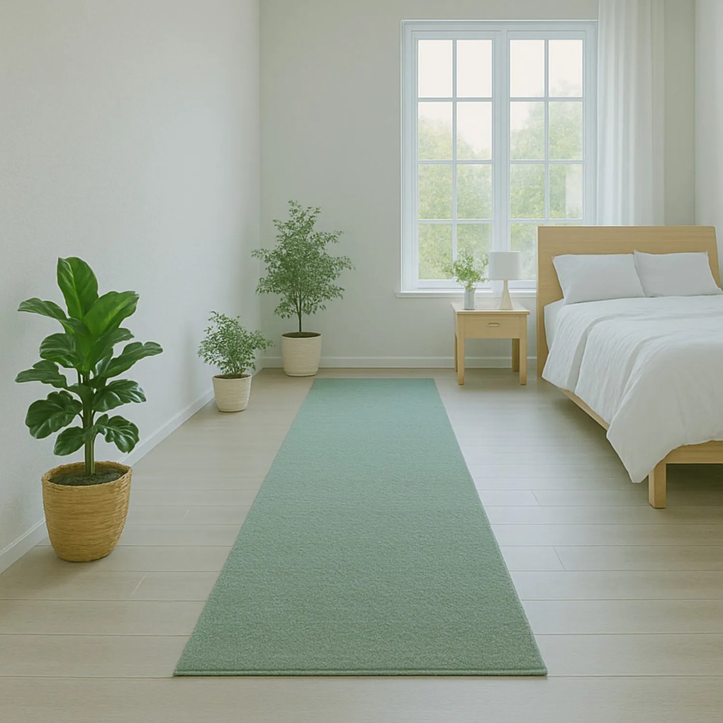 Behúň Velur Ultra olivový, 100x200, zelená, detská izba, AladinWorld Expres