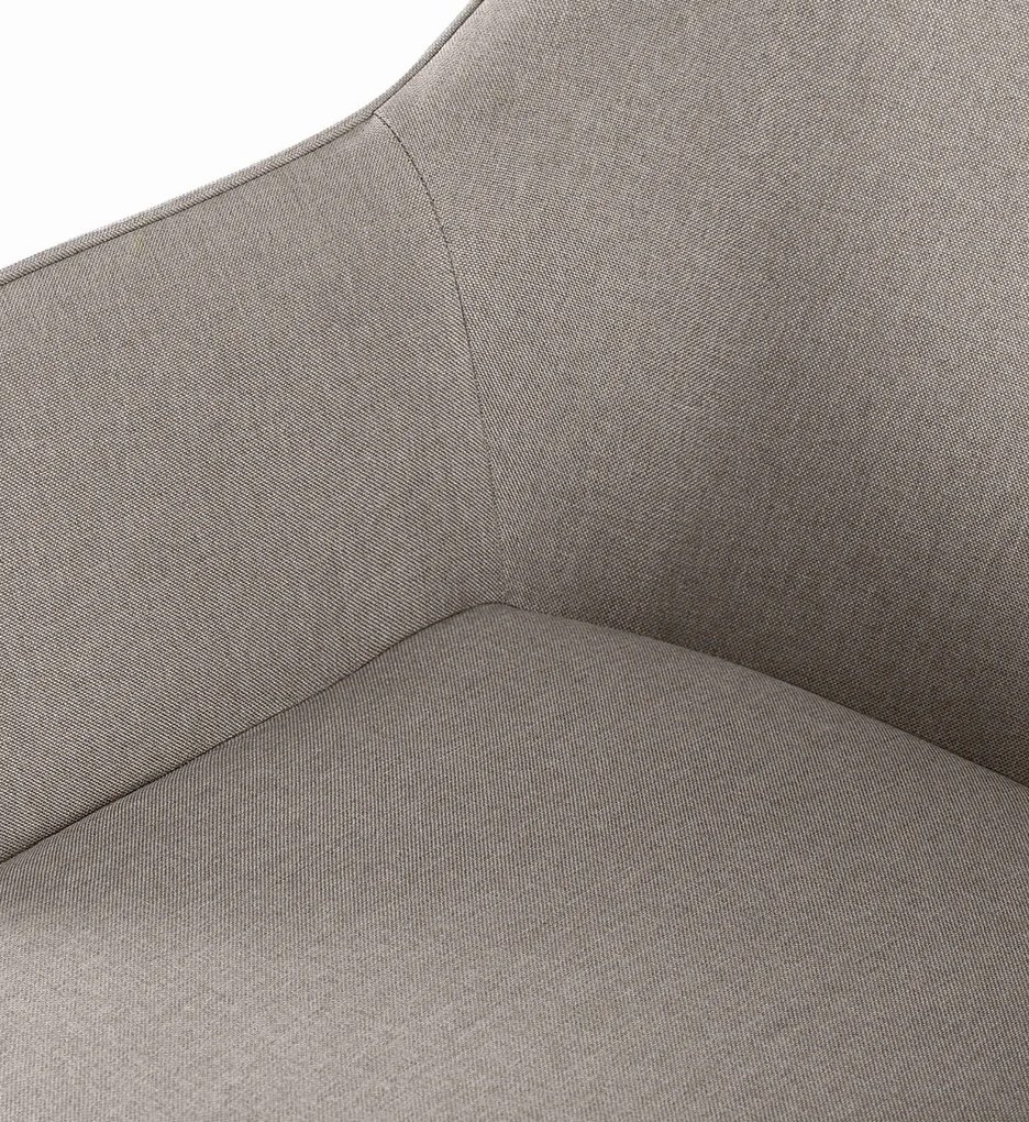 Jedálenská stolička látka Vessa - svetlo šedá