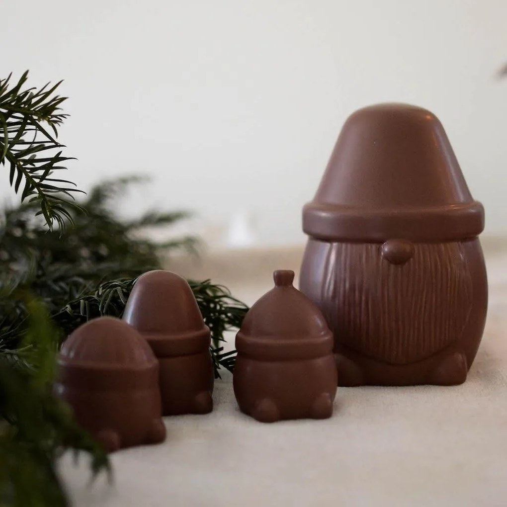 DBKD Vianočná dekorácia Hipsters Maroon – set 3 ks