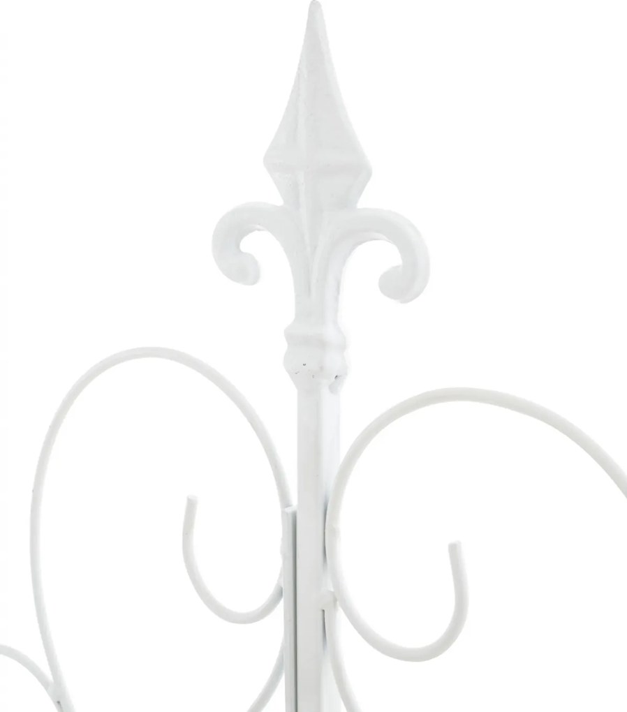 Mriežka na popínavé rastliny Mandevilla - 133 x 99 cm - Biela