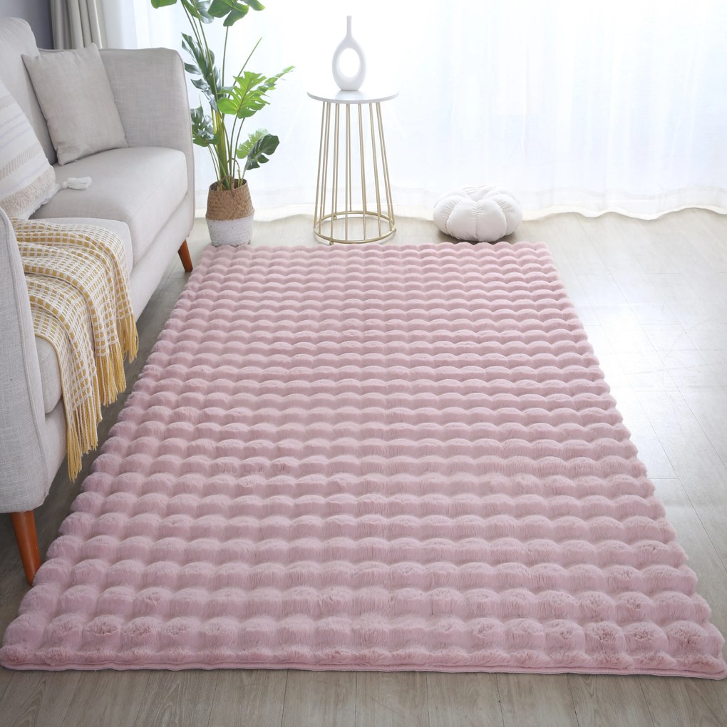 Ayyildiz, Koberec behúň Ambiance 5110 Rose, 80x250, ružová, obývacia izba