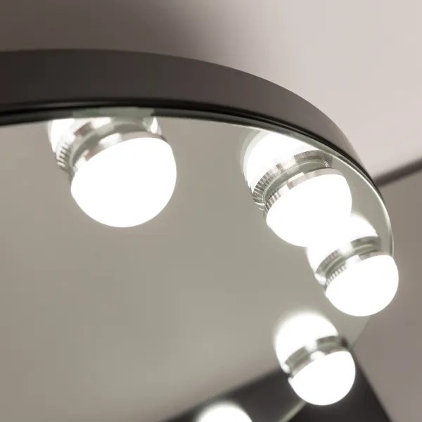 Brilagi - LED stmievateľné make-up zrkadlo HOLLYWOOD LED/12W/230V 3000-6500K