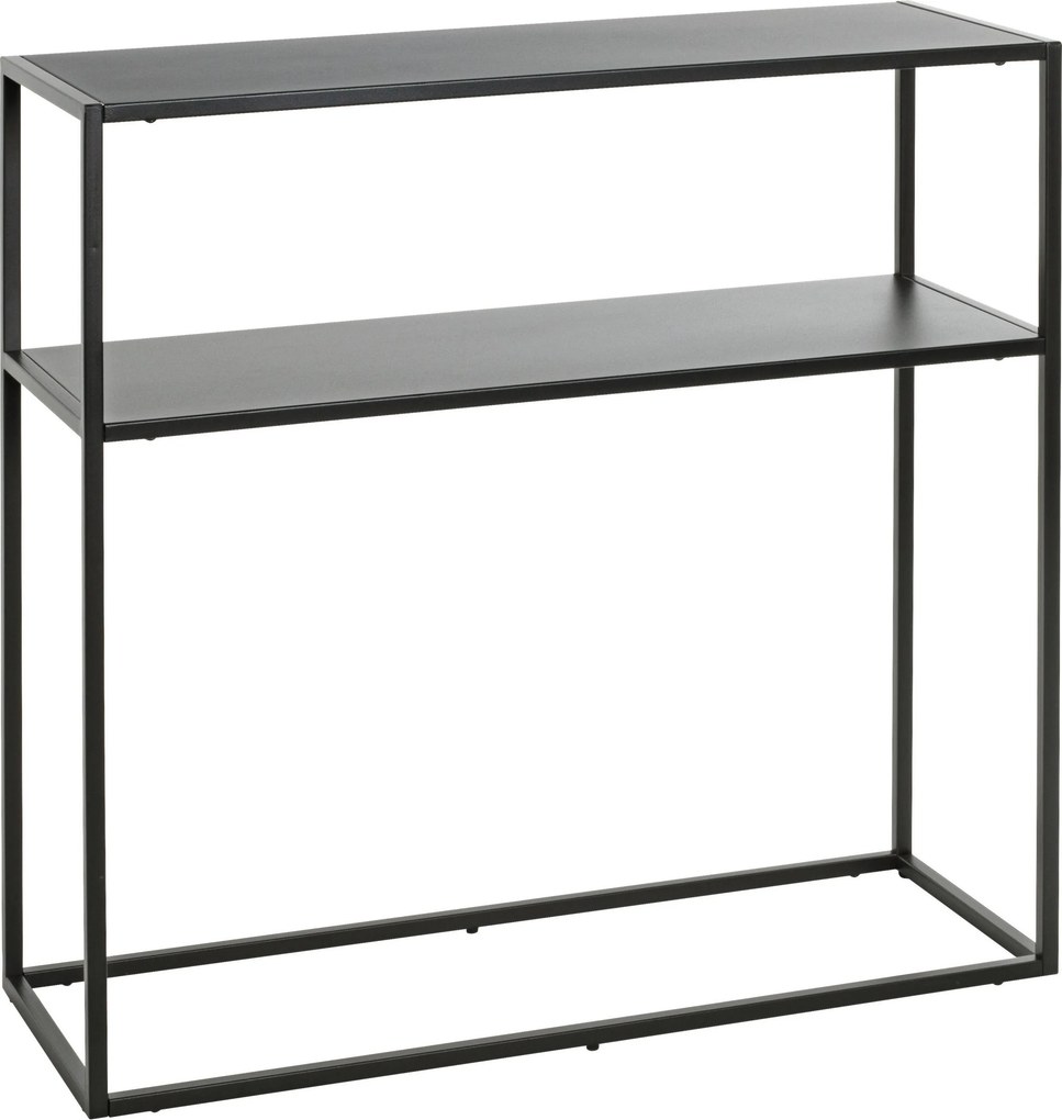 XXXLutz KONZOLOVÝ STOLÍK, čierna, kov, 80/30/80 cm - Online Only obývacie izby - 001931104206