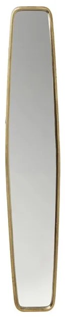 KARE DESIGN Zrkadlo Clip Brass 177 × 32 cm 177 × 32 × 5 cm