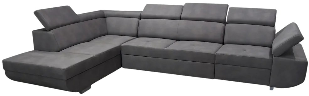 Rohová rozkladacia sedačka MAXIM MAXI L antracit