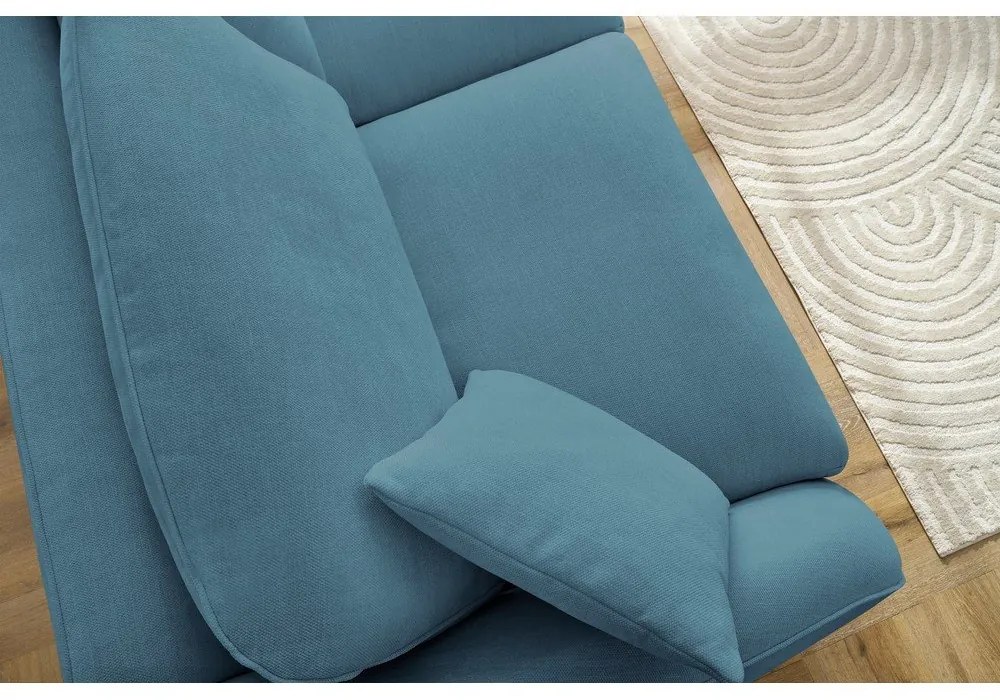 Modrá rozkladacia pohovka 235 cm Cezanne – Bobochic Paris