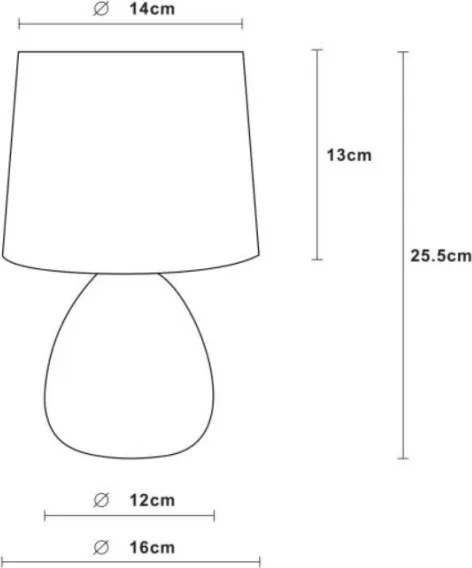 Lucide 47508/81/30 - Stolná lampa MARMO 1xE14/40W/230V čierna