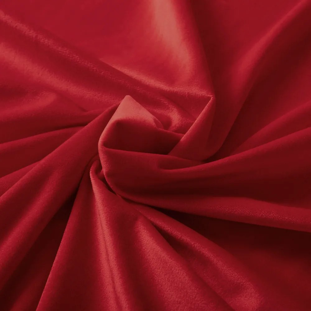 Biante Veľký zamatový obdĺžnikový obrus Velvet Premium SVP-038 Sýto červený 260x320 cm