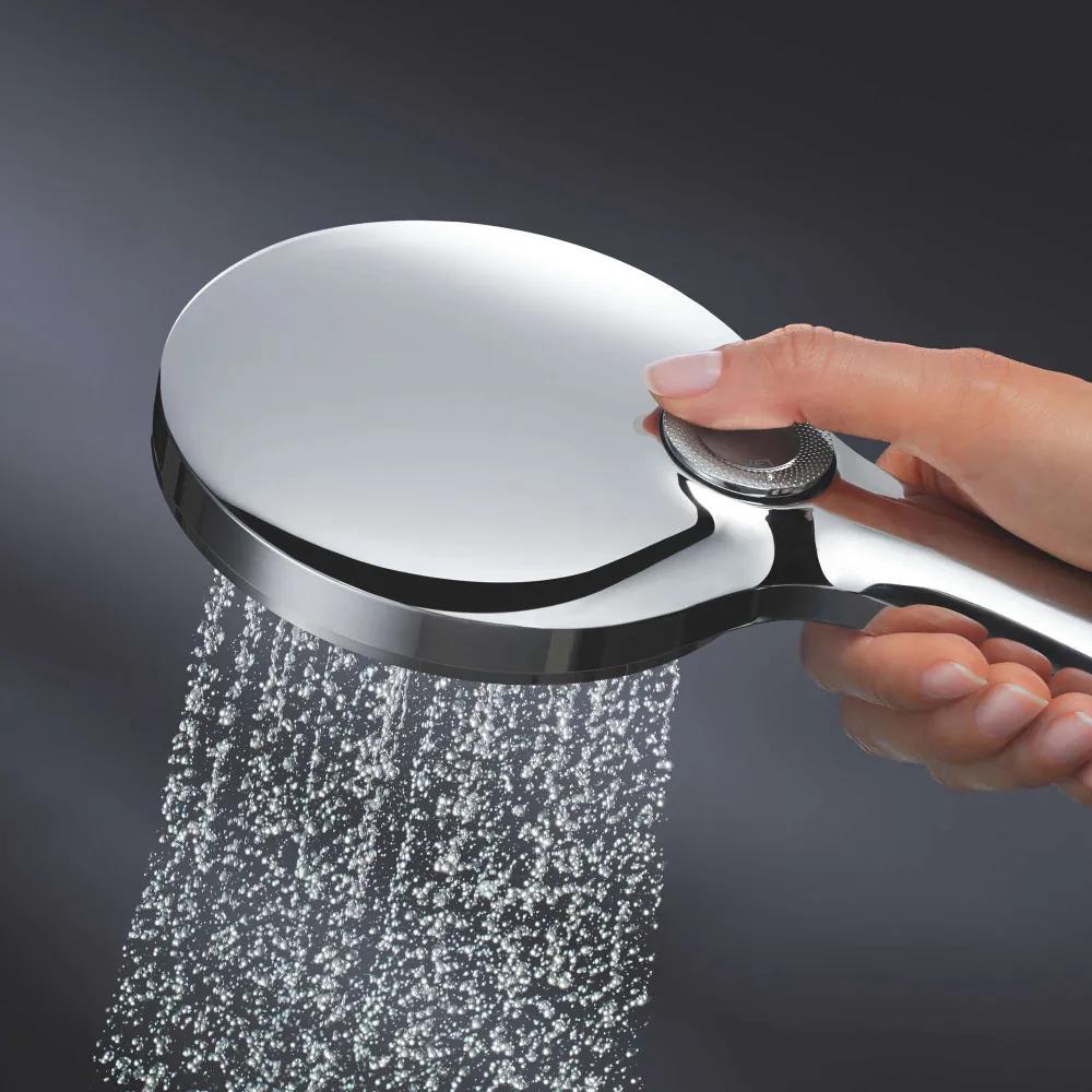 GROHE Rainshower SmartActive nástenný sprchový systém s termostatom, horná sprcha 1jet priemer 310 mm, ručná sprcha 3jet, chróm, 27966001