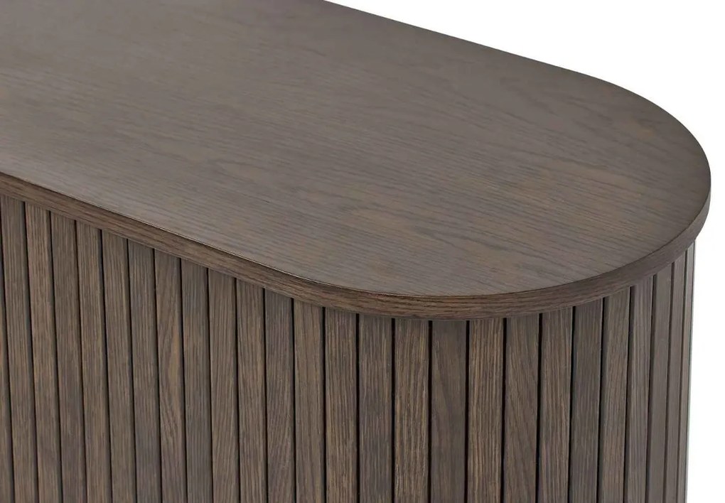 Dizajnový TV stolík Palomino 180 cm tmavohnedý dub