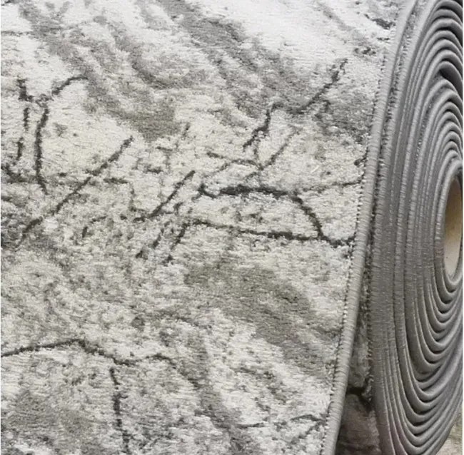 Behúň Marble 19 sivý