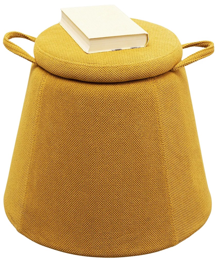 Thimble Storage taburetka žltá Ø51 cm