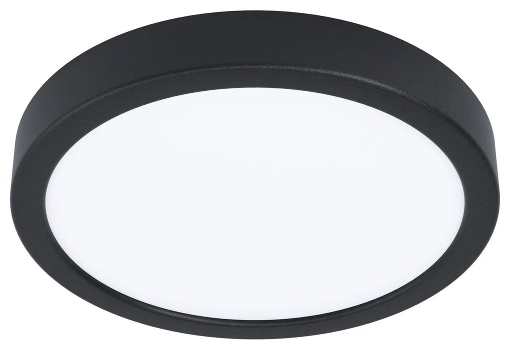 EGLO Vonkajšie LED stropné osvetlenie ARGOLIS 20,5W, teplá biela, okrúhle, čierne, IP44
