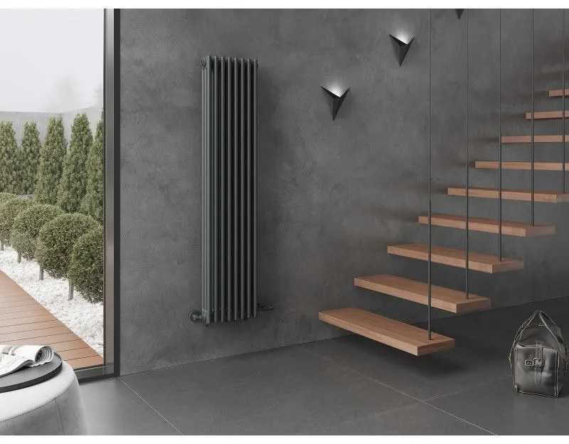 Mexen Denver, vykurovacie teleso 1600x378 mm, 1487 W, antracitová, W215-1600-378-00-66