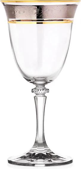 Bohemia Crystal Poháre na víno Kleopatra 1SC33/43249/290ml (set po 6 k