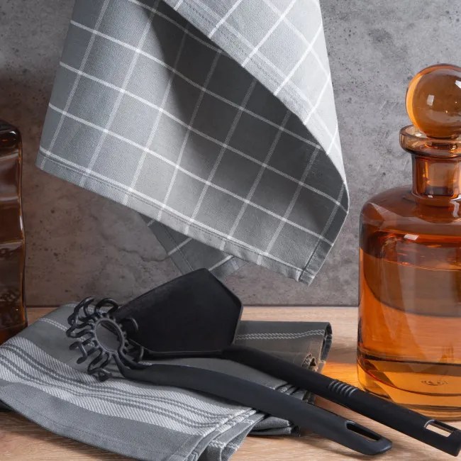 Sada kuchynských utierok RUBI strieborná