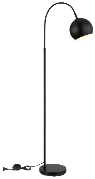 Globo 24779B - Stojacia lampa BENNO 1xE27/60W/230V čierna