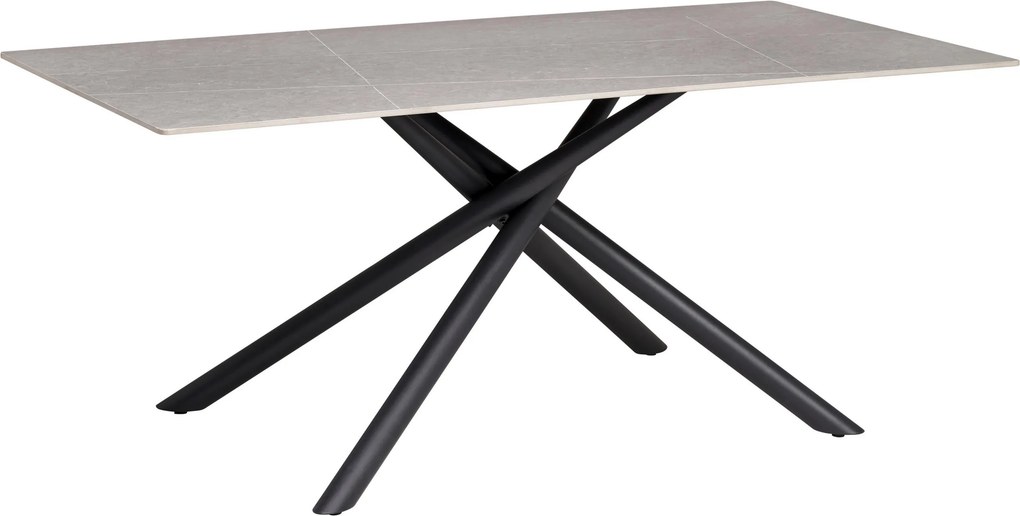 XXXLutz JEDÁLENSKÝ STÔL, sivá, 180/90/76 cm P & B - Stoly - 001467003501