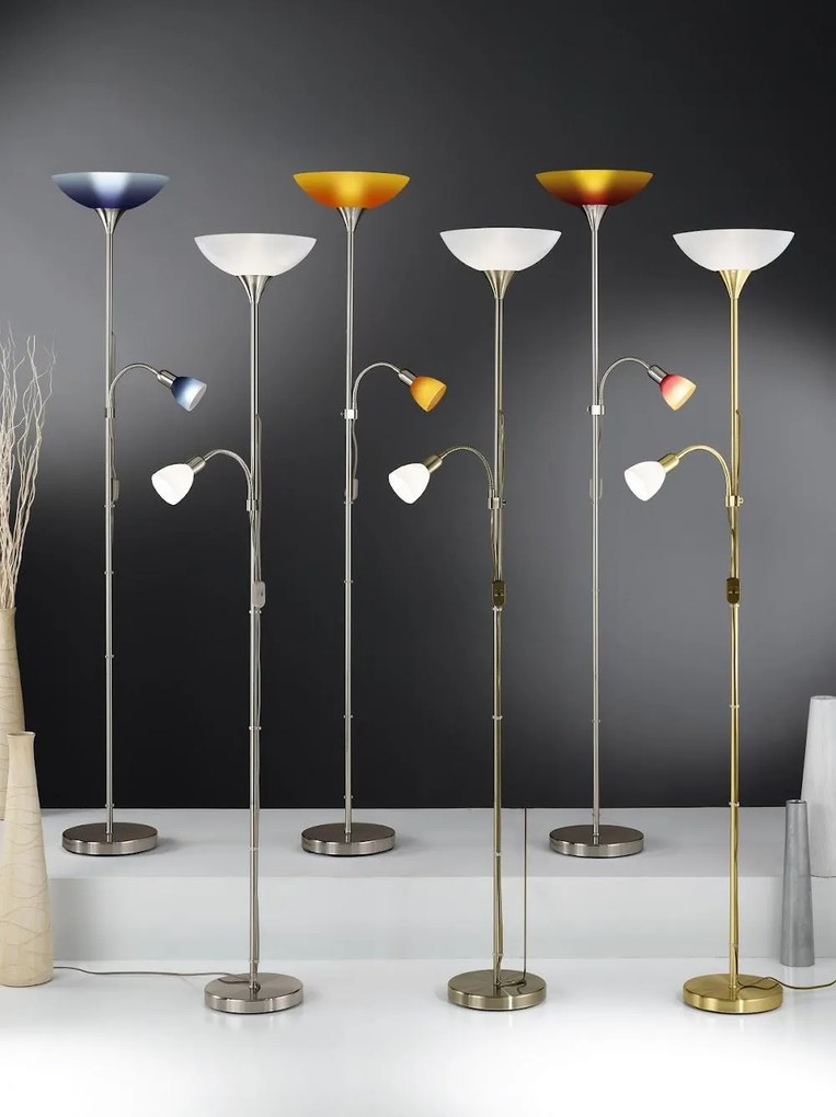 Retro a vintage svietidlo EGLO UP 2 satin nickel 82842