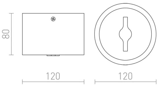 RED - Design Rendl-R12634 - LED Stmievateľné bodové svietidlo KELLY 15W/230V čierna