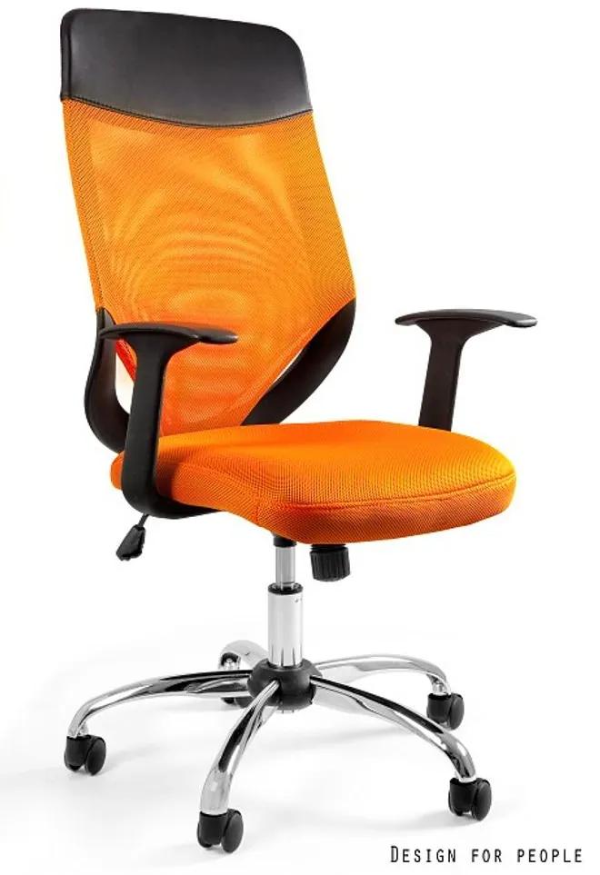UNIQUE Kancelárska stolička Mobi Plus - oranžová