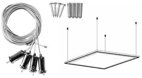 LED Panel 2v1 LED/40W/230V 4000K 60x60 cm