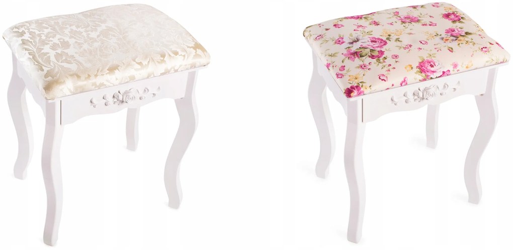 Toaletný stolík Glamour Rose