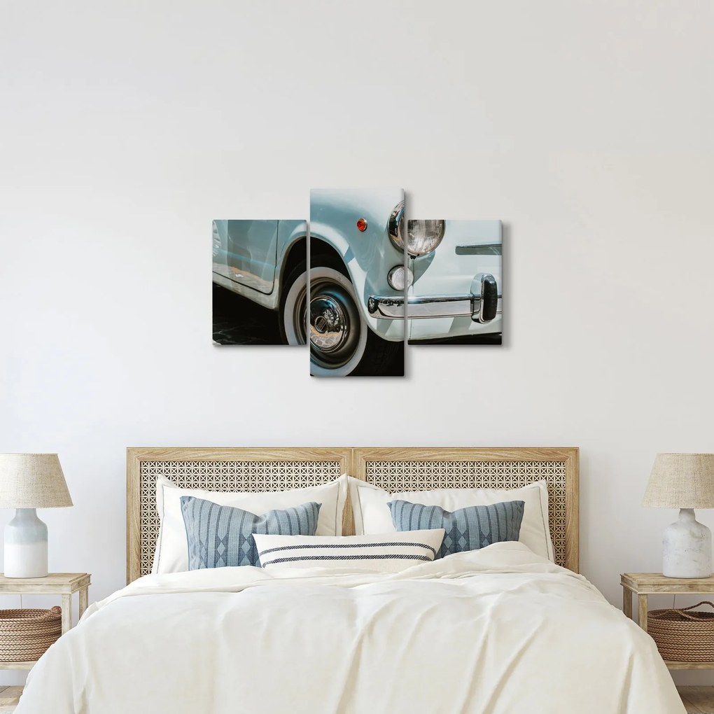 Obraz - Retro auto Fiat (90x60 cm)