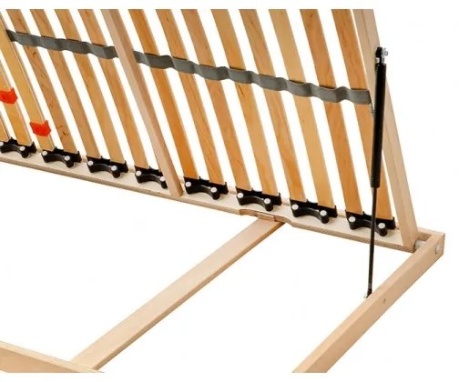Pružný lamelový rošt s bočným výklopom na piesty ODENSE 200x90 cm pravý