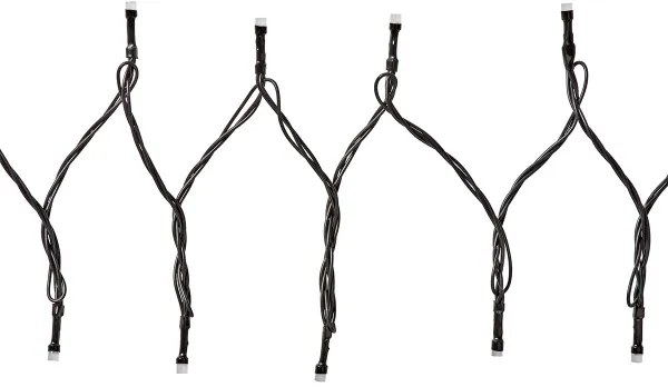 Nedis WIFILX01C84 - LED RGB Vonkajšia reťaz 84xLED/8 funkcií 13m IP65 Wi-Fi Tuya