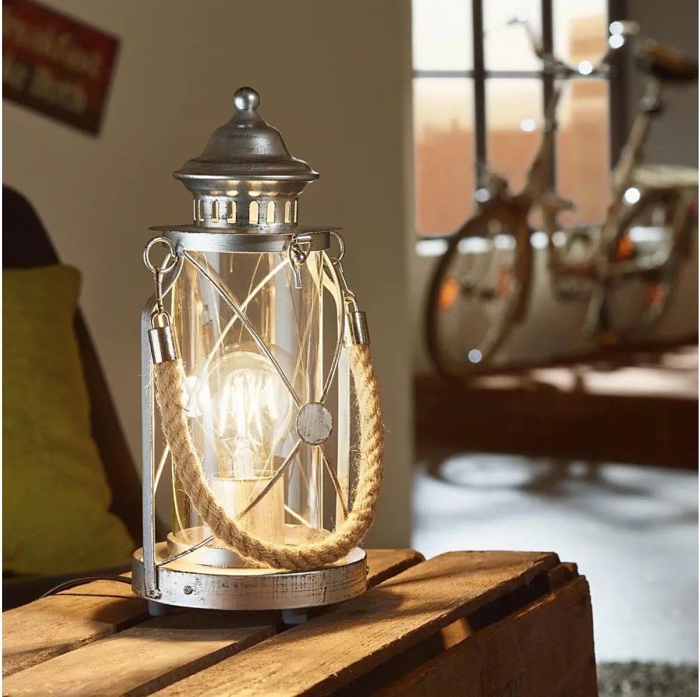 Eglo 49284 - Stolná lampa BRADFORD 1xE27/60W/230V