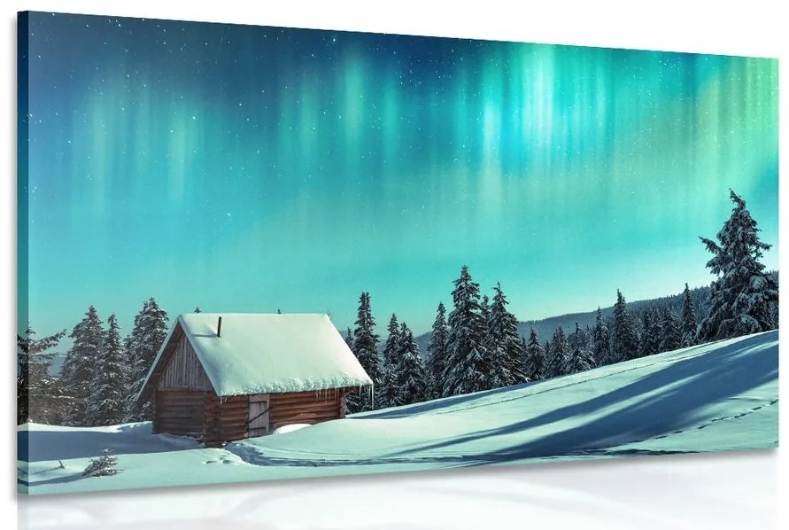 Obraz rozprávková zimná krajina - 90x60