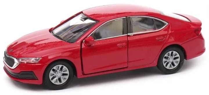 028567 Kovový model auta - Nex 1:34 - Škoda Octavia (New Generation) Červená