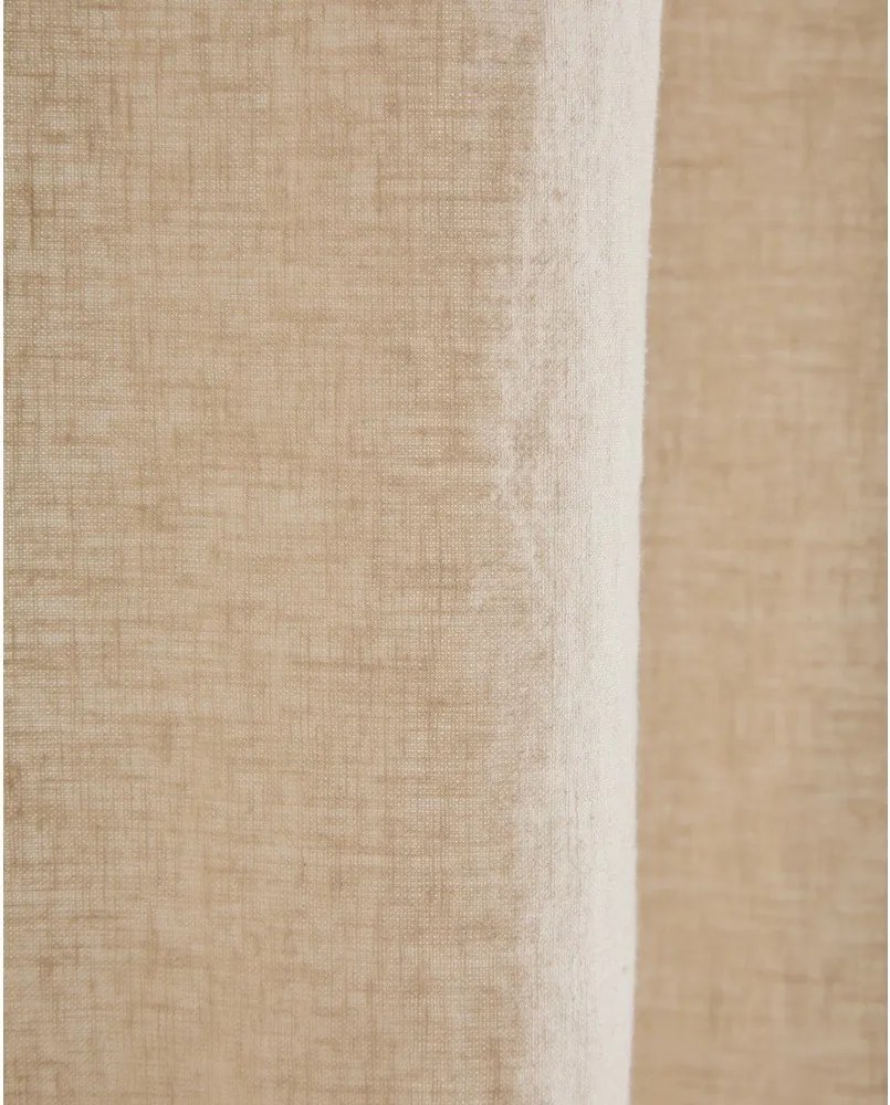 Béžový bavlnený záves 140x270 cm Nolira – Kave Home