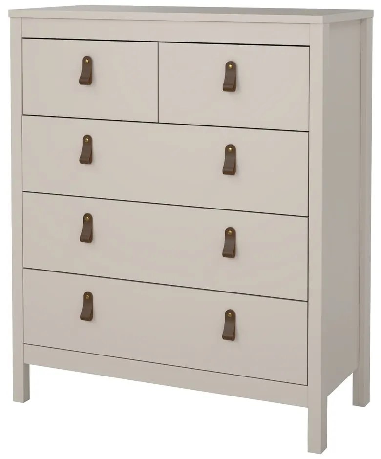 Sivobéžová komoda 82x99x38 cm Madrid – Tvilum