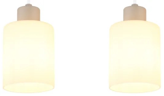 Globo 54114-4H - Závesný luster TRENT na lankách 4xE27/40W/230V