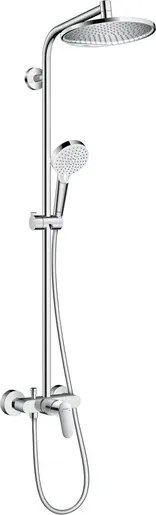 Hansgrohe Crometta S sprchový systém na stěnu s pákovou batériou chróm 27269000