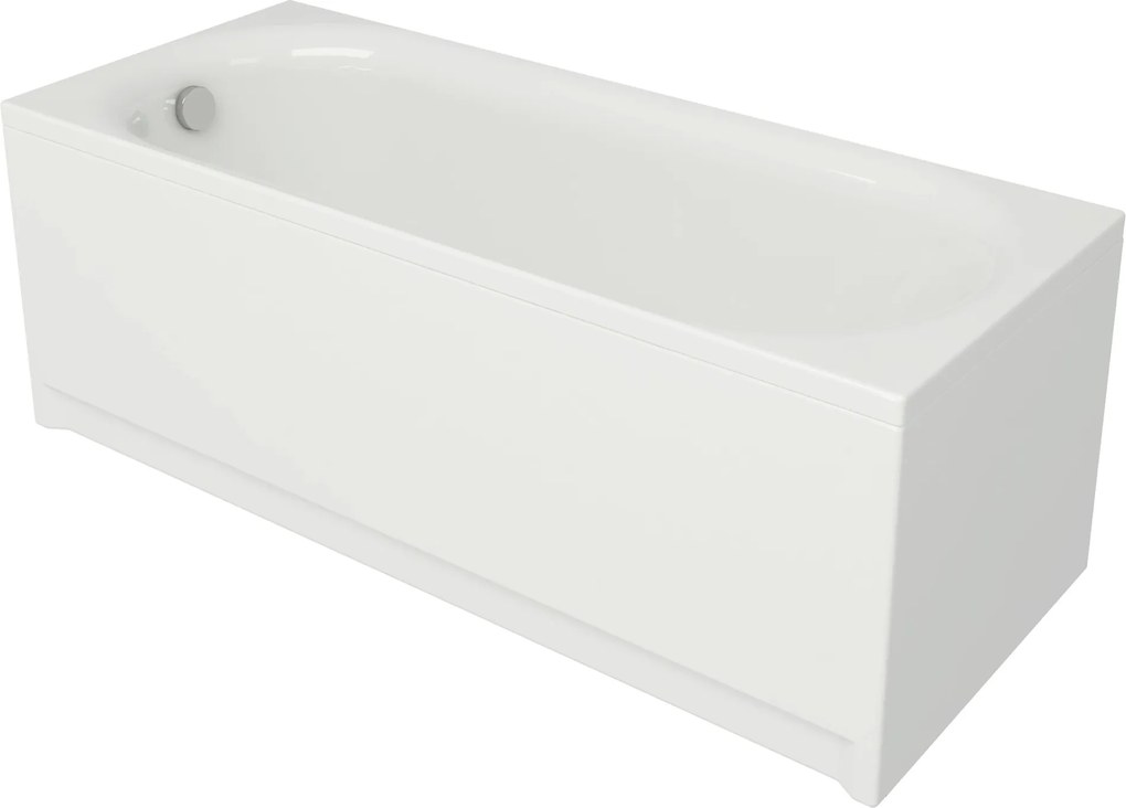 Cersanit Octavia, akrylátová vaňa 170x70cm + nožičky, biela, S301-253