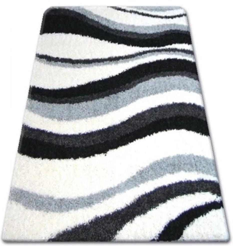 Kusový koberec Shaggy Otes šedý, Velikosti 140x190cm