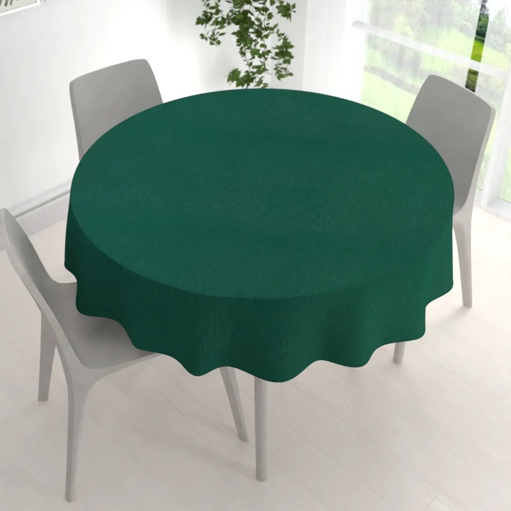 Biante Teflónový okrúhly obrus TF-110 Zelený Ø 80 cm