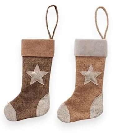 Súprava 2 závesných vianočných pančúch Boltze Stevy