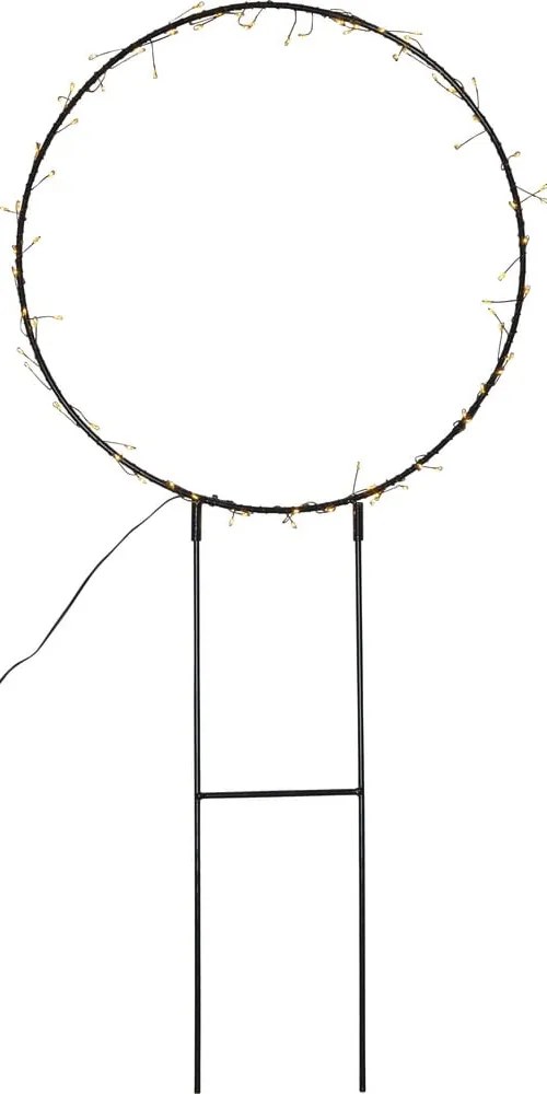 Čierna vonkajšia svetelná dekorácia Barlumi – Star Trading