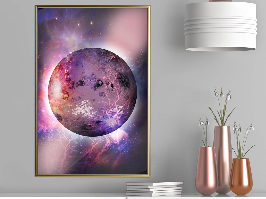 Artgeist Plagát - Unknown Planet [Poster] Veľkosť: 30x45, Verzia: Zlatý rám