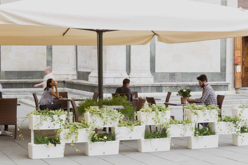 BAMA Sada zavlažovacích hrantíkov BRICK, biela