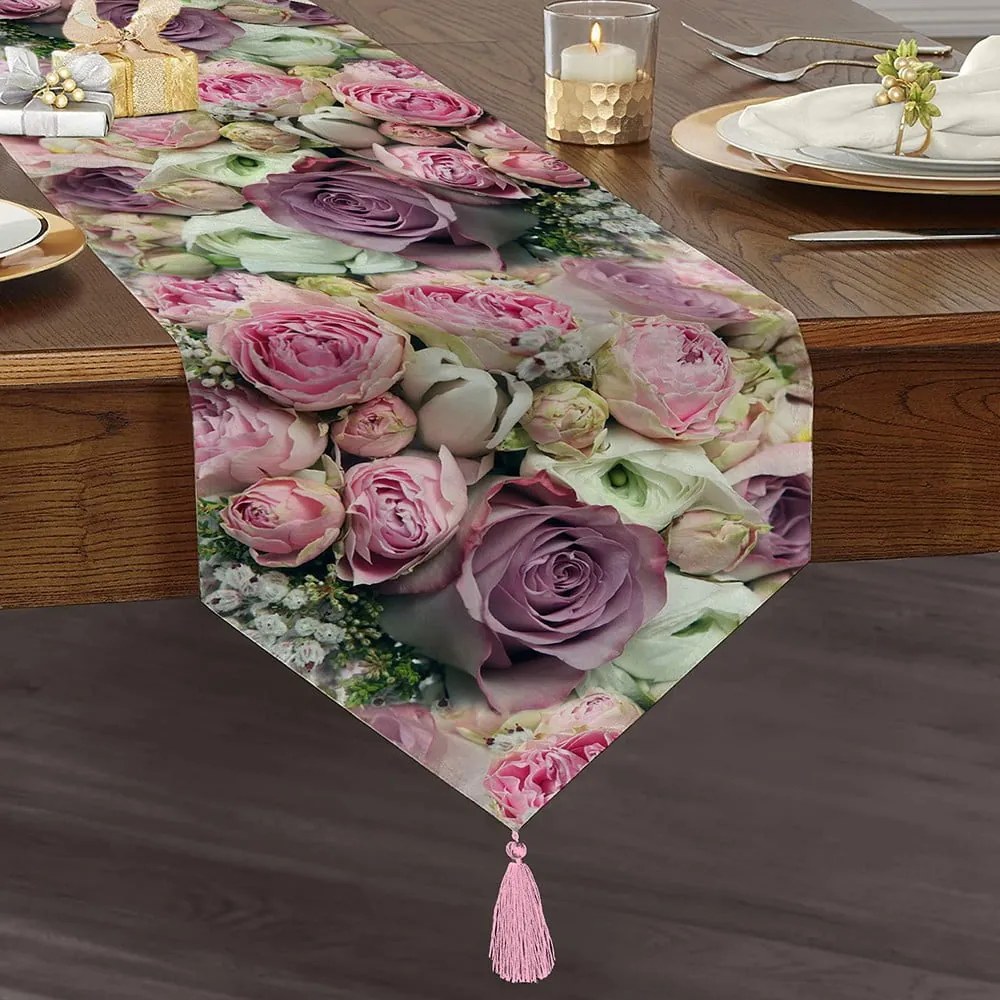 Behúň na stôl 45x140 cm Roses – Mila Home