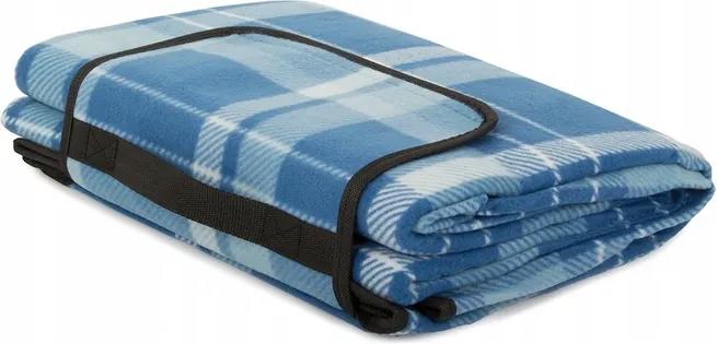 Verk Pikniková deka 150 x 200 cm károvaná modrá
