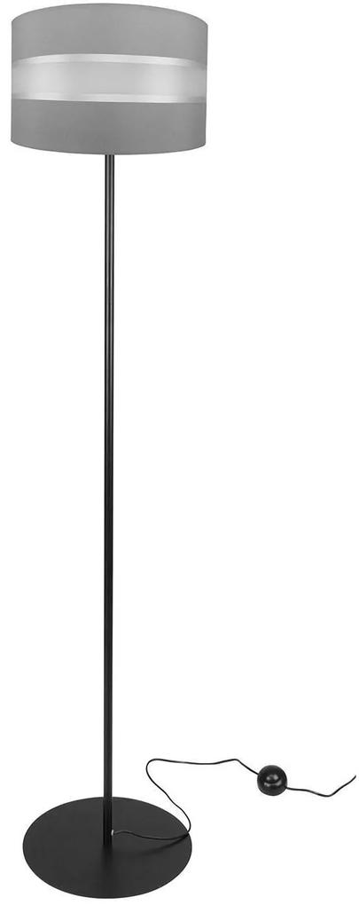 Stojacia lampa Elegance, 1x textilné tienidlo (výber z 5 farieb), (výber z 3 farieb konštrukcie), (fi 35cm)