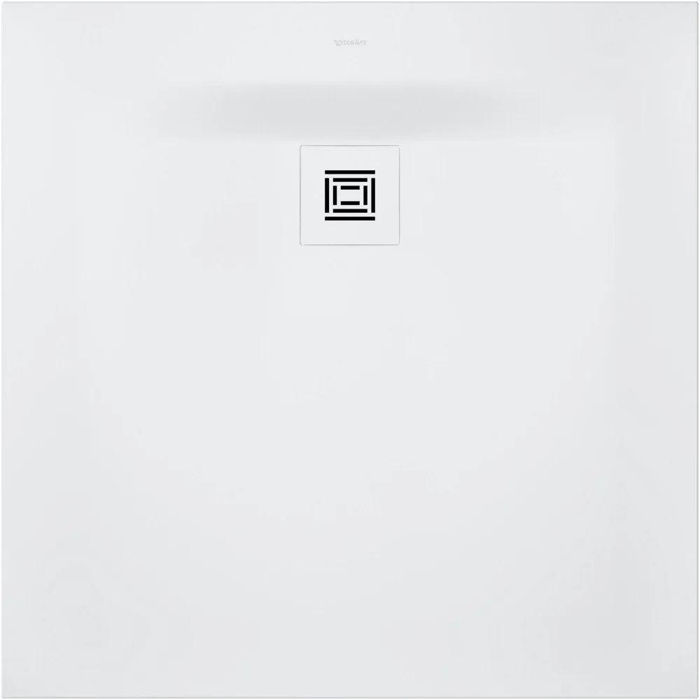 DURAVIT Sustano štvorcová sprchová vanička z materiálu DuraSolid, Antislip, 900 x 900 x 30 mm, biela matná, 720271740000000