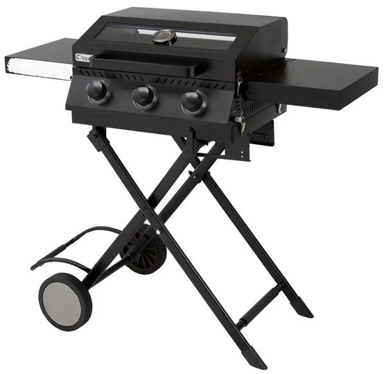 tepro Plynový gril Chicago s 3 horákmi, čierna (100356344)