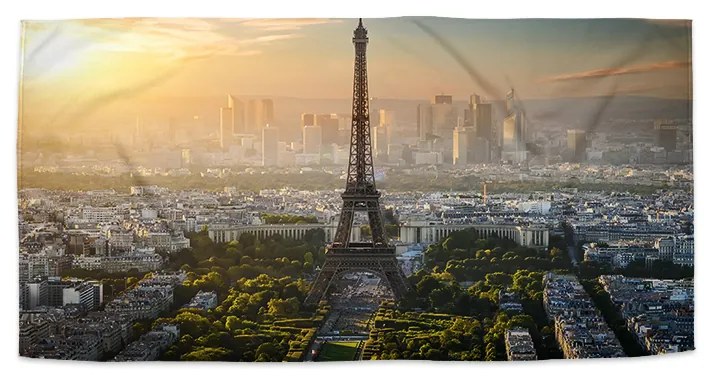 Sablio Uterák Paríž Eiffelova veža Skyline - 50x100 cm